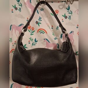 EUC RARE Vintage Y2K Coach Legacy West Black Leather Hobo Mini Purse Bag